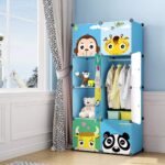 MAGINELS Children Wardrobe Kid Dresser Cute Baby Portable Closet Bedroom Armoire... - Image 2
