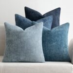 MIULEE Pack of 4 Couch Throw Pillow Covers 18x18 Inch Neutral Blue Soft Decorati... - Image 2