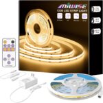MIWISE COB LED Strip,LED Strip Light 2700K Warm White 20ft Dimmable Super Bright... - Image 2
