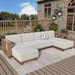 MIXPATIO Patio Sectional Furniture Set, 6 Piece Outdoor Wicker Sofa Couch Set, Y... - Image 2