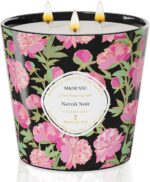 M&SENSE Neroli Noir Scented Candle, 28.2oz 3 Wick Natural Soy Wax Large Candles,... - Image 2