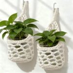 Macrame Wall Plant Hanger, Hanging Planter Basket Holder, Wall Planters for Indo... - Image 2