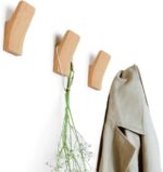 Magnifico Wooden Wall Hooks – Set of 2 – Rustic Wood Coat Hooks for Hanging Towe... - Image 2