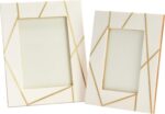 Main + Mesa Resin Photo Frames, Set of 2 (4x6” and 5x7”) - Image 2