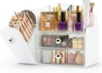 Makeup Organizer,Vanity Organizer with Makeup Brush Holder,Large Skincare Organi... - Image 2