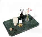 Marble Vanity Tray, 18in Stone for Bathroom Countertop, 17 3/4'' Oversized Dress... - Image 2