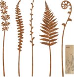 Metal Flowers for Outside,Garden Stakes Decorative,Flower Bed Decor Plant Stakes... - Image 2