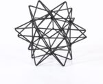 Metal Table Top Decor, 3D Metal Geometric Sculpture, Abstract Sculpture for Home... - Image 2