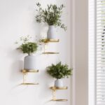 Metal Wall Plant Holder for Indoor Plants, Modern Stylish Wall Decor, Space-Savi... - Image 2