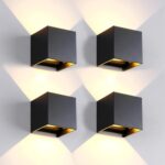 Mille Lucciole 4 Pack Outdoor Wall Lights Exterior/Interior LED Wall Sconces IP6... - Image 2