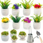Miniature Dollhouse Accessories, Mini Plants for 1 12 Scale Dollhouse, Miniature... - Image 2