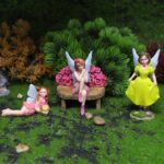 Miniature Garden Fairy Figurines Set, 4 Piece Fairy Garden Accessories with Flow... - Image 2
