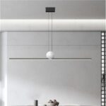 Minimalist Copper Light, Luxury Long Strip Lamp for Restaurant, Nordic Modern De... - Image 2