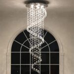 Modern Contemporary Swirl Chandelier Lighting for Foyer Dining Room Kitchen Chan... - Image 2