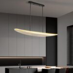 Modern LED Chandelier, Modern Luxury Chandelier,Rectangular Pendant Lighting Adj... - Image 2