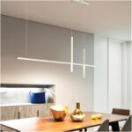Modern LED Pendant Lights for Living Dining Room Hotel Bedroom Chandelier Strip ... - Image 2