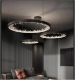 Modern Led Ceiling Chandelier for Living Room Crystal Hanging Lamp Luxury Home D... - Image 2