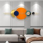 Modern Light Luxury Style Wall Decoration Pendant, Modern Large Gold Wall Hangin... - Image 2