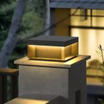 Modern Luxury Pillar Lights with LED Warm Lighting - IP65 Waterproof Stainless S... - Image 2