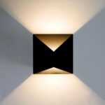 Modern Outdoor Wall Lights, Black LED Exterior Wall Light Fixtures, Dimmable 10W... - Image 2