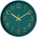 Modern Silent Wall Clock, 12 Inch Wall Clocks Battery Operated Large Number, Non... - Image 2