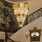 Modern Tier Crystal Chandelier for High Ceiling Luxury 8-Tier Round Chandeliers ... - Image 2