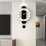 Modern Wall Clock Battery Operated Large Clock for Living Room Decor Non Ticking... - Image 2