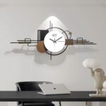 Modern Wall Clock for Living Room,Large Decorative Wall Clock,Creative Silent Cl... - Image 2