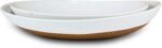 Mora Ceramic Large Serving Bowls- Set of 2 Oval Platters for Entertaining. Moder... - Image 2