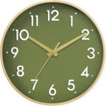 Mosewa Wall Clock 8 Inch, Battery Operated Silent Non-Ticking Modern Analog Cloc... - Image 2