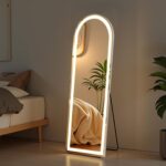 NEWBULIG Full Length Mirror, Full Body Mirror, Standing with Tempered Glass, Han... - Image 2