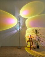 NKU Sunset Floor Lamp Projector 5 Head Multi Head Floor Light with Replaceable F... - Image 2