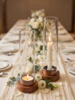NUPTIO Dripless Taper Candle Holders with Wax Catchers for Easy Cleaning: Set of... - Image 2