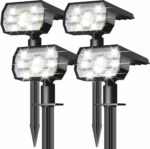 NYMPHY Solar Lights Outdoor Waterproof IP68, 56 LED 3 Lighting Modes Solar Power... - Image 2
