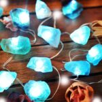 Natural Fluorite Crystal String Lights Indoor Color Change Novelty Geode Fairy D... - Image 2
