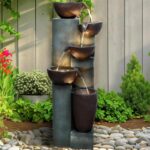 Naturefalls 39.7" Tall Outdoor Water Fountain and Waterfalls - Large Garden Foun... - Image 2