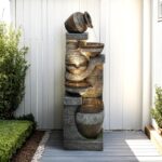 Naturefalls 42.5" Tall Outdoor Water Fountain and Waterfalls - Large Garden Foun... - Image 2