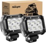 Nilight Led Pods 2Pcs 18W 1260LM Flood Off Road Lights Super Bright Driving Work... - Image 2