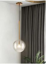 Nordic Luxury Modern Glass Indoor LED Hanging Pendant Lamp for Dining Room Bedro... - Image 2