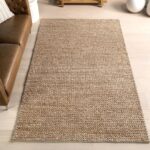 Nuloom Penelope Tan, 3' x 5', Hand-Braided, Wool & Cotton, Soft and Textured, Hi... - Image 2