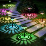 Nupostai Bright Solar Pathway Lights 2 Pack, Color Changing + Warm White LED, IP... - Image 2