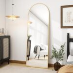 OGCAU Floor Mirror Full Length, 56"x20" Arched-Top Full Body Mirror, Hanging or ... - Image 2