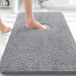 OLANLY Bathroom Rugs 30x20, Extra Soft Absorbent Chenille Bath Rugs, Rubber Back... - Image 2