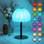 ONXE Rechargeable Waterproof Shower Lamp, Remote Control Cordless Table Lamp 16 ... - Image 2