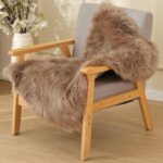 ORINOVA Beige Faux Sheepskin Fluffy Fur 2x3 Area Rugs for Bedroom Washable Shagg... - Image 2