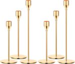 Oatnauxil Metal Gold Taper Candle Holder for Wedding, Dinning, Party, Fits 3/4 i... - Image 2