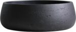Olly & Rose Copenhagen Large Ceramic Planter Bowl Shallow Plant Pot - Matt Black... - Image 2