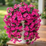 Ouddy Decor 3 Pcs Artificial Hanging Flowers for Outdoors, Fake Silk Hanging Pla... - Image 2