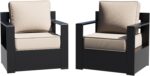 Outdoor Aluminum Furniture, Patio Chairs with 6" Thick Removable Cushions, All-W... - Image 2