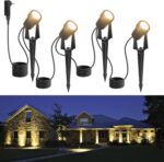 Outdoor Landscape Lighting Waterproof with 45.9FT Cable & built-in LED Light, Lo... - Image 2